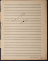 Romantic suite for orchestra, op. 1 (manuscript).