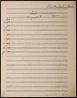 Romantic suite for orchestra, op. 1 (manuscript).