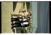 Photograph of: Bezalel Narkiss, Aliza Cohen-Mushlin at the Hebrew University.