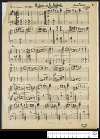 Israeli dances for orchestra. .Dance of the shepherds (manuscript).