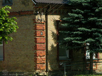 Photograph of: Jewish houses in Simnas.