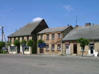 Photograph of: Jewish houses in Simnas.