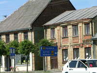 Photograph of: Jewish houses in Simnas.