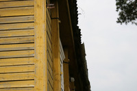 Photograph of: Wooden synagogue in Troškūnai.