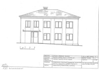 Photograph of: Hasidic synagogue in Žasliai - measured drawings.