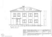 Photograph of: Hasidic synagogue in Žasliai - measured drawings : Drawings.