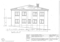 Photograph of: Hasidic synagogue in Žasliai - measured drawings : Drawings.