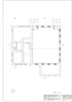 Photograph of: Beit Midrash in Linkuva - measured drawings.