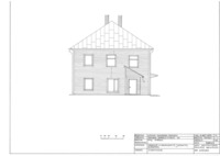 Photograph of: Wooden Beit Midrash in Joniškėlis - Measured drawings : Drawings.