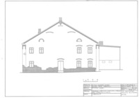 Photograph of: Beit Midrash in Linkuva - measured drawings : Drawings.