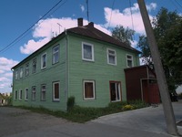 Photograph of: Wooden Beit Midrash in Joniškėlis.