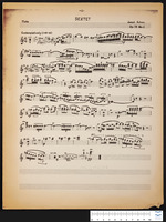 Sextet, op. 73 : for flute, oboe, clarinet, bassoon, French horn and trumpet. Parts (manuscript).