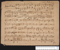 Geschwind-Marsch (manuscript) / comp. o. Fr. Gernsheim.
