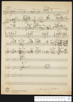 Second concerto for violin and orchestra, op. 68 (manuscript) : sketch.