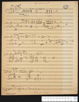 Concerto for violin, op. 60 : list of themes (manuscript).