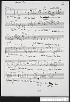 Sonett an Orpheus (manuscript). August 14, 2000.