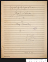 Sinfonietta, op. 71 : for string quartet (manuscript).