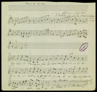 Thesaurus of Hebrew oriental melodies.. .The synagogue song of the German Jews in the 18th century (manuscript).