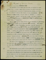 Reformation of synagogue music (manuscript).
