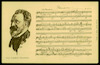 Professor Friedrich Gernsheim : portrait and a facsimile of a piano piece – הספרייה הלאומית