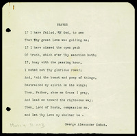 Prayer (manuscript).