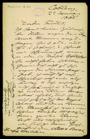 [Letter] 22.1.1866 Max Bruch to Friedrich Gernsheim. .[archive material]
