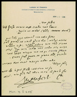 Correspondence with institutuions: Library of congress. Division of Semitic and oriental literature - A. Z. Idelsohn (manuscript). 1926-1937, June-June