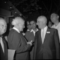 כנס ראשונים בבית הנשיא.