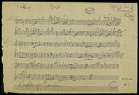 Folk melody (manuscript).