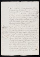 Ste Ursule de l'Isle - Constitution de pension.