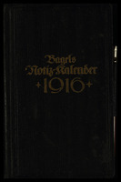 Bagels Notiz-Kalender. 1916.