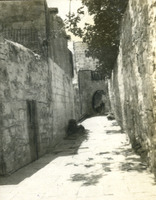 סמטה בעיר העתיקה, ירושלים.