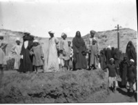 נובים מקומיים באבו סימבל, דרום מצרים, כיום סודן.