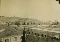 מבט אל העיר העתיקה מגג מנזר נוטרדם, ירושלים.