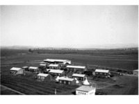 בתי קיבוץ חולדה, מראה החלק הצפון מזרחי של הקיבוץ.