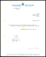 Correspondence: Tel-Aviv University (manuscript). February 27, 1984 ; November 25, 1984 ; January 9, 1985 ; July 30, 1985