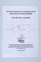 Action ORT Suisse: Campaign in La Chaux-de-Fonds.