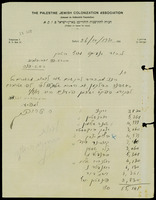 תכתובת, חקלאות - שונות, בערך 1928-1930.
