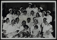 Group picture of nursing students.