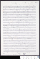 Melody for horn (in F) (manuscript).