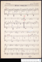 Zion Medley (arrangement - manuscript). arr. Shimon Cohen.