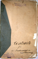 Hypothekenschein über Grundstücke der Gemeinde (1850) sowie verschiedene Verträge: Mietverträge, Kaufverträge sowie Arbeitsverträge zwischen der Gemeinde und den Elementar- und Religionslehrern.