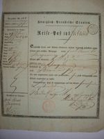 Reisepass für Jacob Hirsch aus Sayn; Bendorf.