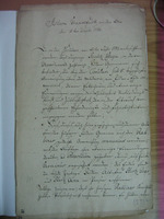 Protokoll von Anmerkungen des Rabbiners zur Neufassung des Judeneides.