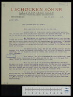 Schocken Verlag, 1918-1919.