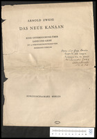 Probedruck: Das neue Kanaan.
