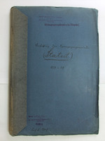 Abfassung des Statuts der Gemeinde (Druck 1855), Abänderungen der Statuten sowie Genehmigung durch die Regierung.