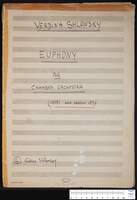 Euphony for chamber orchestra (manuscript) / Verdina Shlonsky.