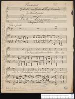 3 Vaterlandische Lieder. Op. 52 (manuscript). 1914.