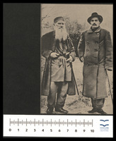 Leo Tolstoy and Maxim Gorky.